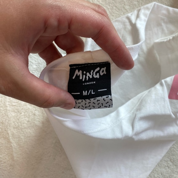 Pink & White Baby Girl Halter Top Crop Top - Picture 9 of 11